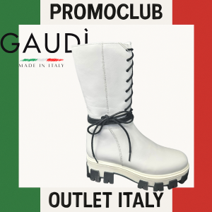 Дамски ботуши Gaudì,бели, естествена кожа, номер 37, Италия